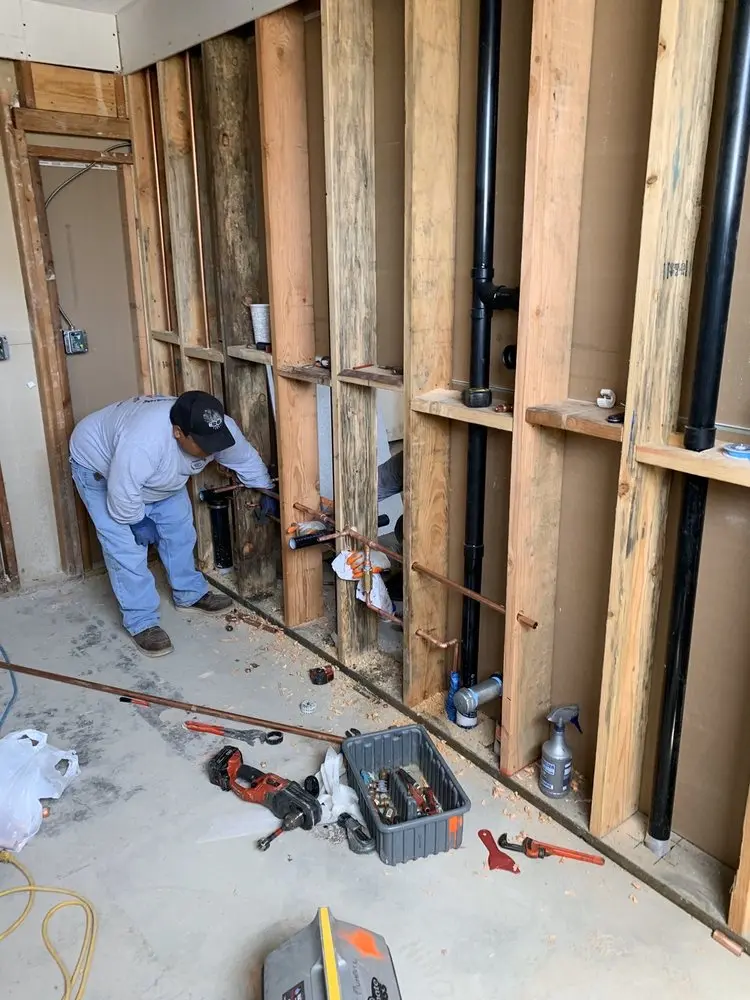 Commercial rough-in plumbing for Gas Line Repair in South Canaan